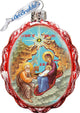 Keepsake Scenic Glass Ornament Orthodox Nativity