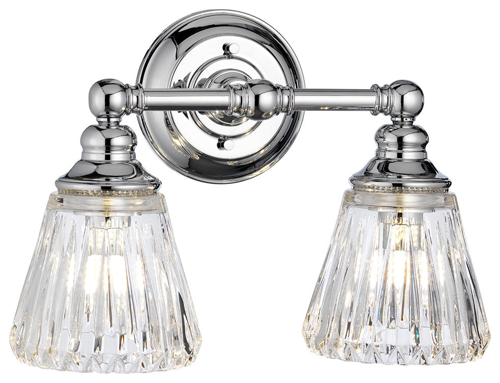 Keynes 2 Light Bath Light in Polished Chrome