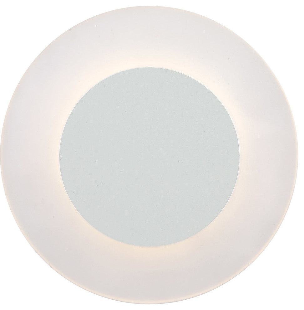 Quoizel PCAW1612W LED Flush Mount Aglow White Lustre