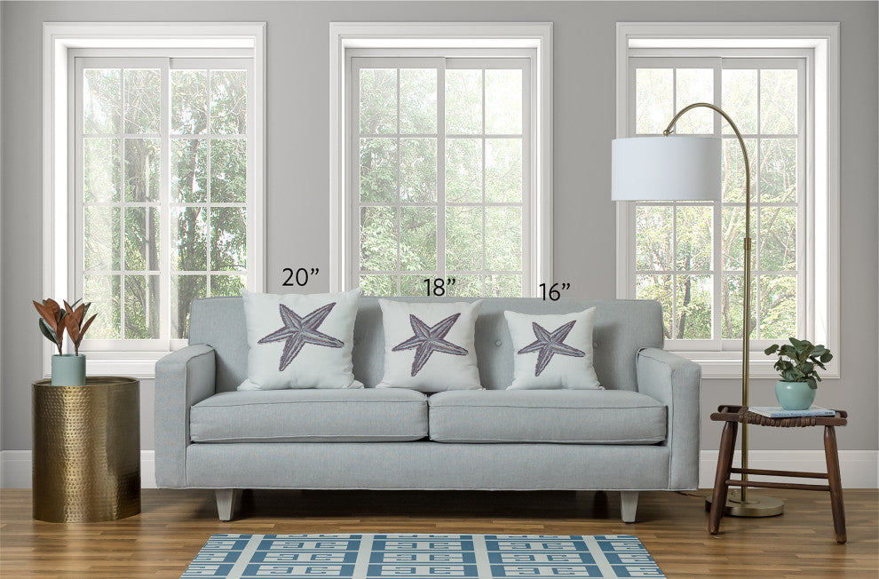 14x20" Graduated Stripe Nautical Decorative Indoor Pillow, Mauve