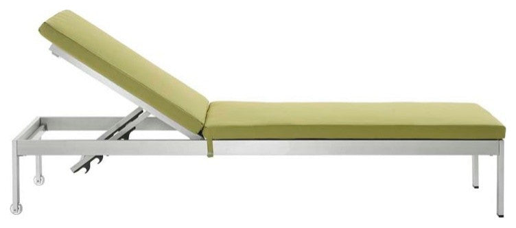Shore Chaise with Cushions Outdoor Patio Aluminum, Set of 2