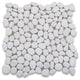 Tumbled Limestone Pebble Golden Beach Moleanos Beige NonSlip Tile, 1 sheet