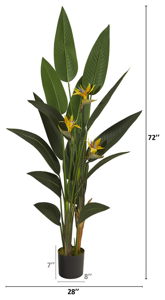 6' Bird of Paradise Artificial Plant