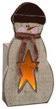Farmhouse Luminary "Lil Brother" Snowman