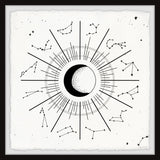 "Evolution of Stars" Framed Painting Print, 12x12