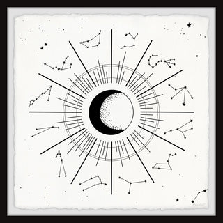 "Evolution of Stars" Framed Painting Print, 12x12