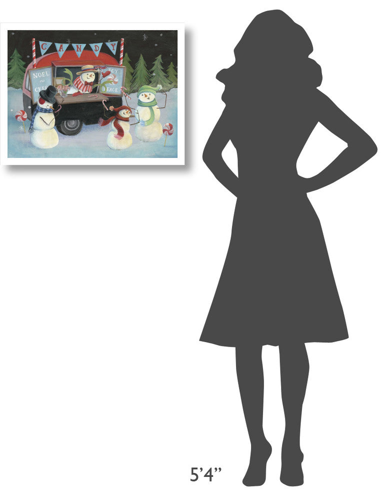 "Christmas on Wheels I" Digital Paper Print by Mary Urban, 26"x20"