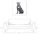Designs Direct Creative Group Ink Silhouette Rottweiler 36x36 Canvas Wall Art