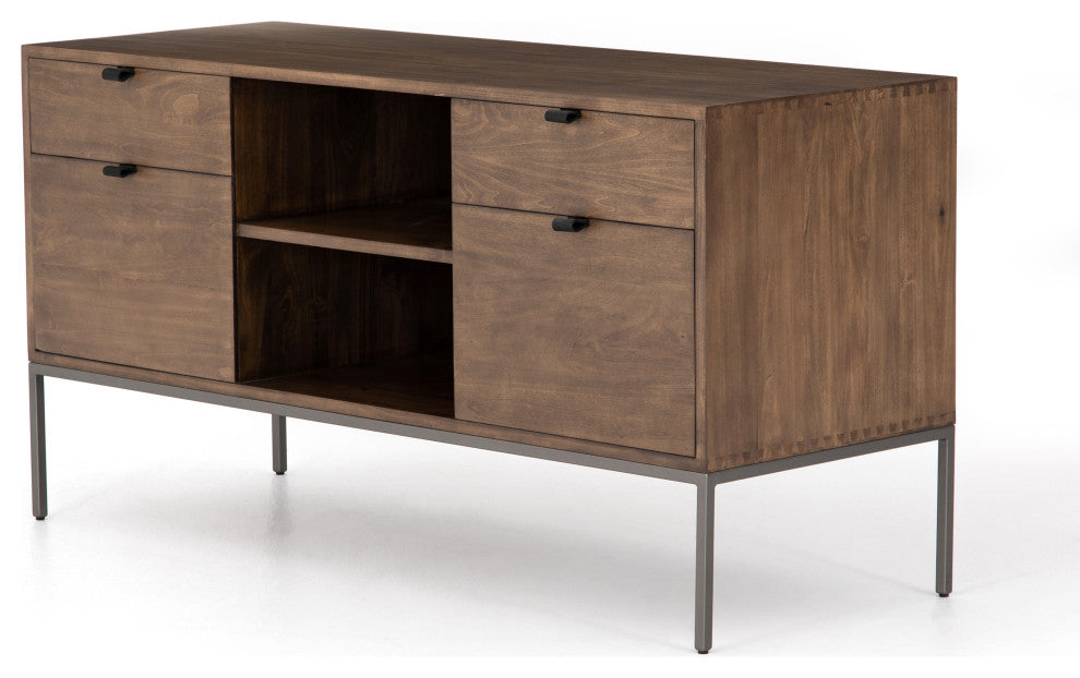 Trey Modular Filing Credenza-Auburn Popl