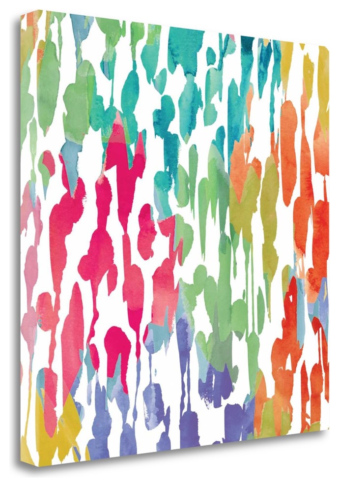 "Splashes Of Color III" By Wild Apple Portfolio, Giclee on Gallery Wrap Canvas