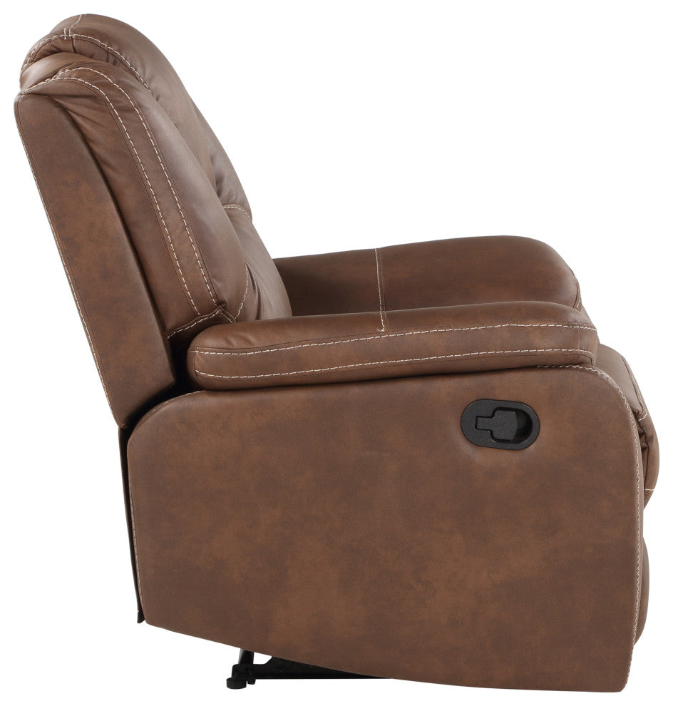 Katrine Manual Recliner, Brown