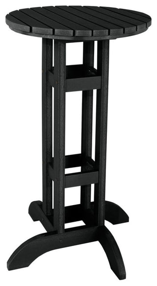 24" Diameter Bar Dining Table, Black