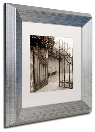 Alan Blaustein 'Avignon I' Art, Silver Frame, White Mat, 11x11