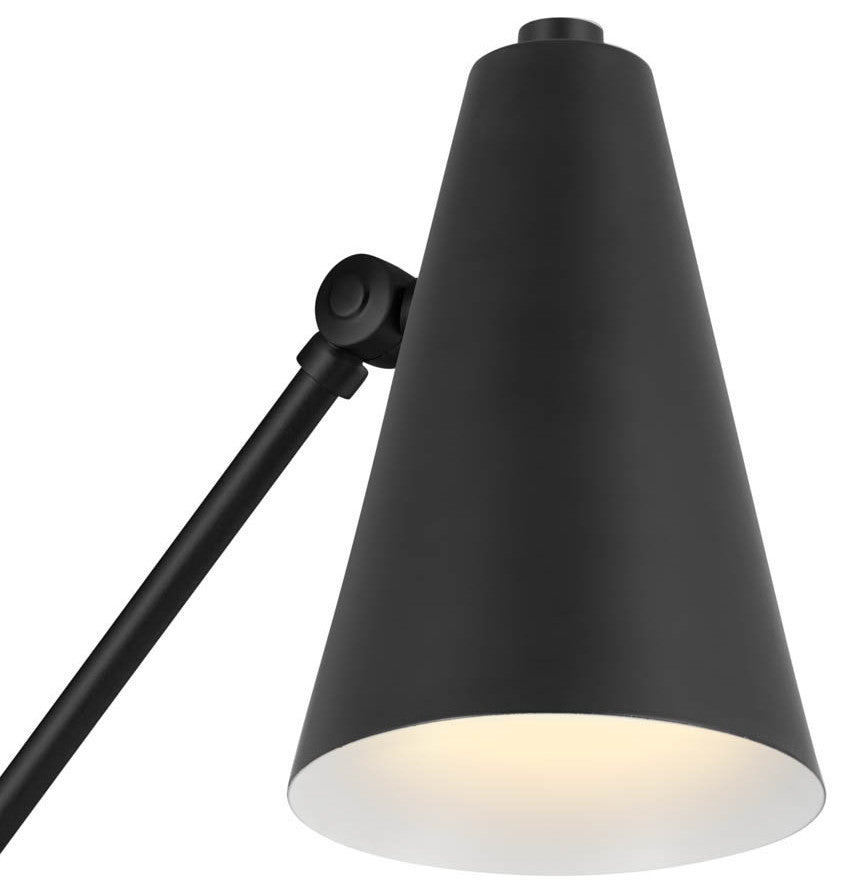 Sylvia 1 Light Wall Sconce, Black