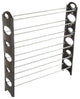 Stackable Shoe Rack 6-Tier Shoe Shelf for Closet, Bathroom, and Entryway