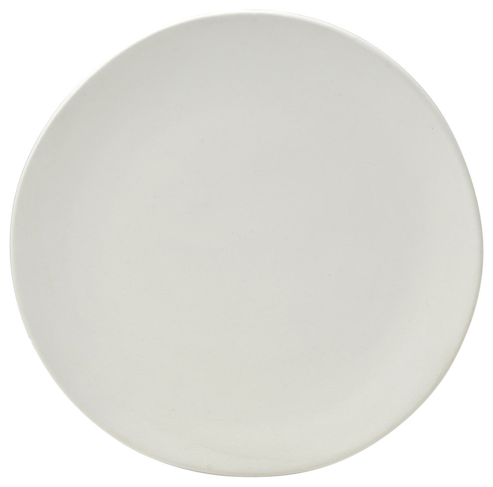 Ripple Salad and Dessert Plates, Set of 6, White