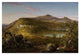 "2 Lakes, Mountain House, Catskill Mountains, Morning, 1844" Paper Art, 46"x31"