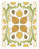 "Retro Onion Otomi" Digital Paper Print by Elyse DeNeige, 18"x22"