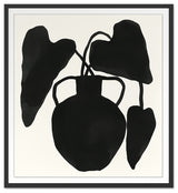 Indigo Urn 2 Fine Art Print, Black, 36"x33"