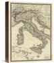 "Italie moderne, 1828" Stretched Canvas Giclee by Adrien Hubert Brue, 12"x16"