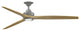 Fanimation Spitfire 72" Fan/LED Light, Galvanized, Natural