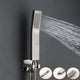 FontanaShowers Single Handle Thermostatic Valve Brushed Nickel Wall Mount Shower