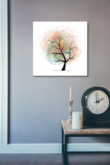 Epic Graffiti Children's Tree Tempered Glass Wall Art, 18" x 18"
