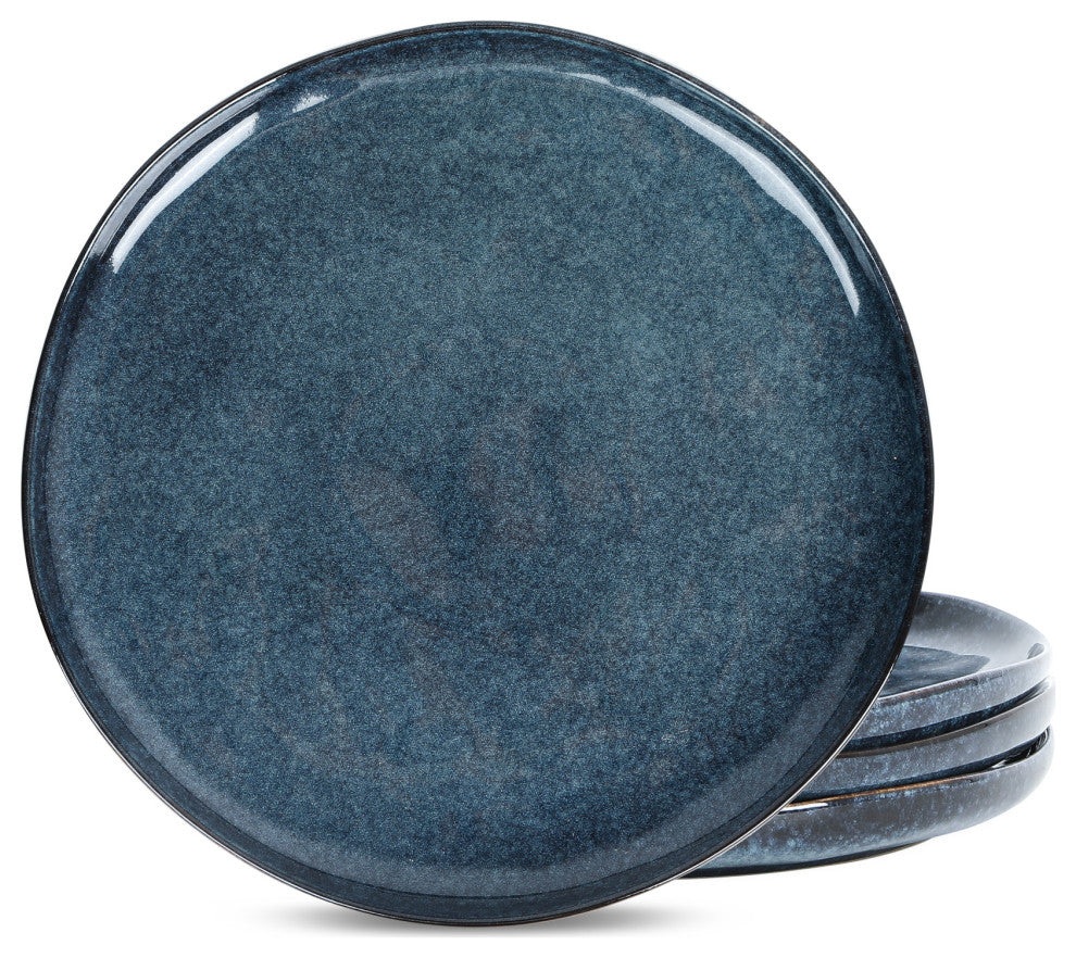 Stone Lain Mirella Stoneware Dinner Plate Set of 4, Blue