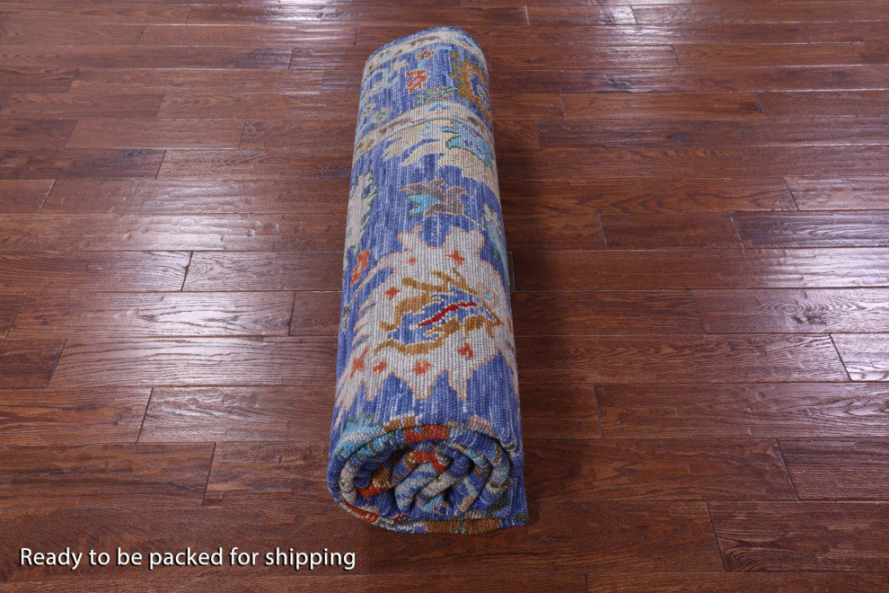 Turkish Oushak Hand-Knotted Wool Rug 8' 1" X 10' 1" - Q15456