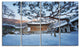 Naesosa Temple in South Korea, Landscape Canvas Art Print, 48"x28", 4 Panels