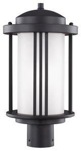 Generation Lighting Lighting 1-Light Outdoor Post Lantern, Black