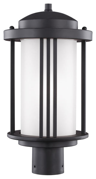 Generation Lighting Lighting 1-Light Outdoor Post Lantern, Black