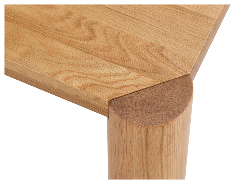 Post Dining Table Large Oak Natural