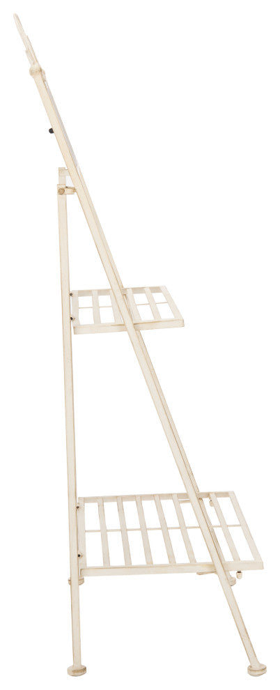 Safavieh Natum Outdoor Plant Stand Pearl White