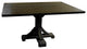 Barnwood Style Timber Peg Pedestal Dining Table, Dusk, 42" X 60"