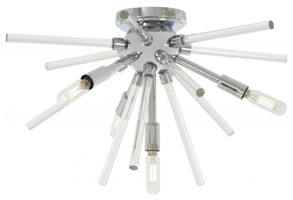 George Kovacs Spiked Four Light Flush Mount P1799-077