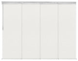 Amour 4-Panel Track Extendable Vertical Blinds 48-88"W