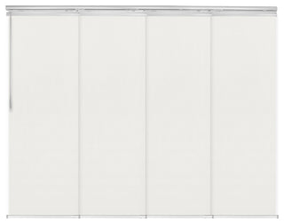Amour 4-Panel Track Extendable Vertical Blinds 48-88"W