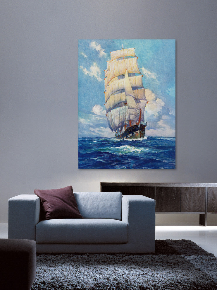"Lots of Sails" Painting Print on Wrapped Canvas