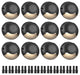 VEVOR 12 Pack Low Voltage Deck Lights LED Hardscape Lighting 3W 12V-24V 3000K