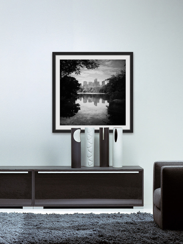 "Central Park" Framed Painting Print, 12"x12"