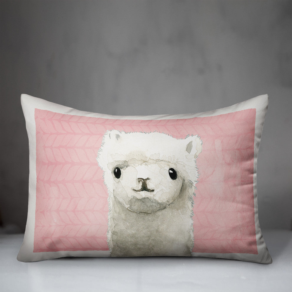 Llama Love 14x20 Lumbar Pillow