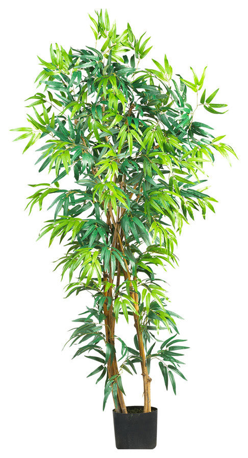5' Curved Bamboo Silk Tree