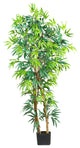 5' Curved Bamboo Silk Tree