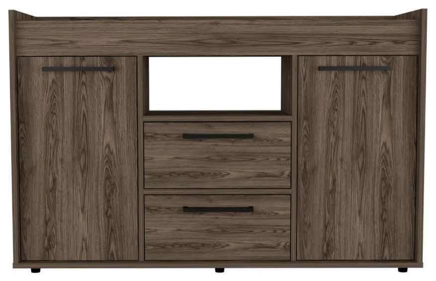 Sideboard Perssiu, Living Room, Dark Walnut
