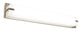 Sinclair LED Vanity, Satin Nickel Finish, White Acrylic Shade, 39"