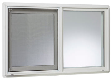 32x20 Vinyl Left, Hand Sliding Window with Dual Pane Insulated Glass