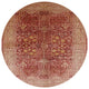 Ahgly Company Indoor Round Mid-Century Modern Area Rugs, 7' Round