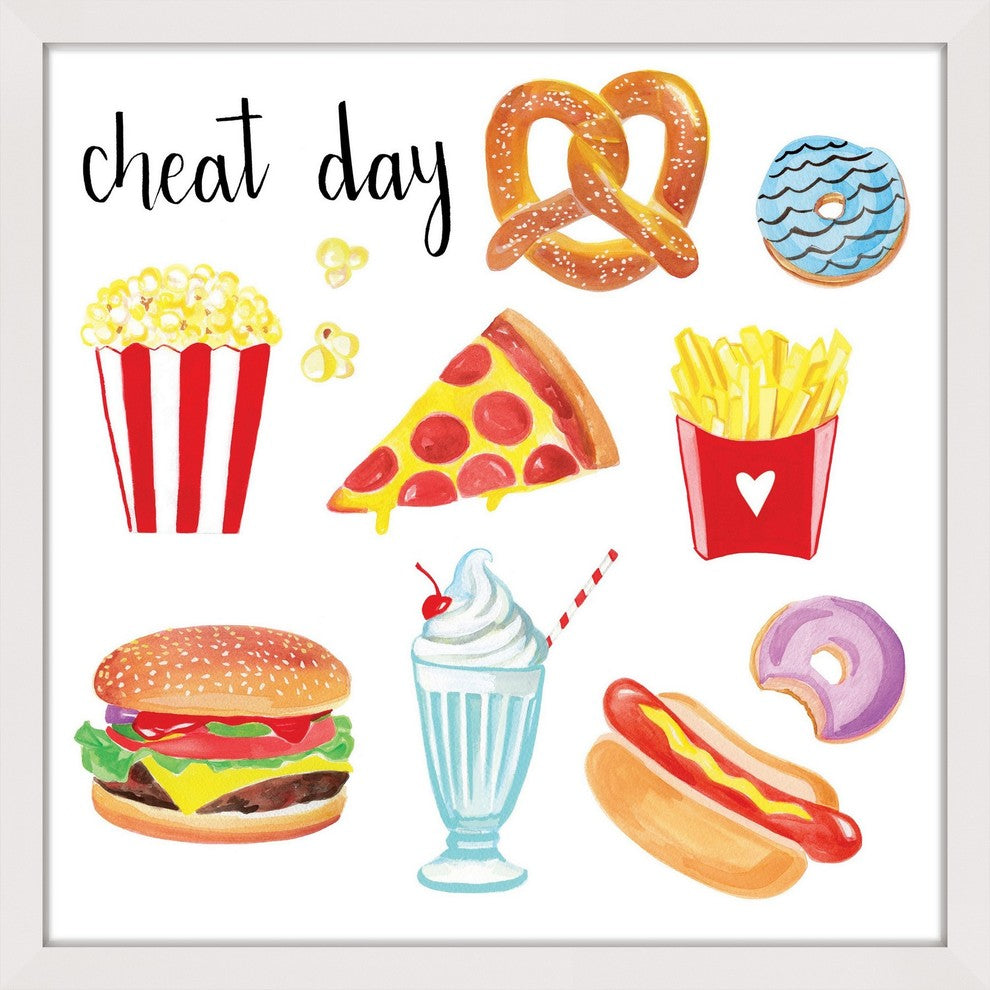 "Cheat Day" Framed Print by Molly Rosner