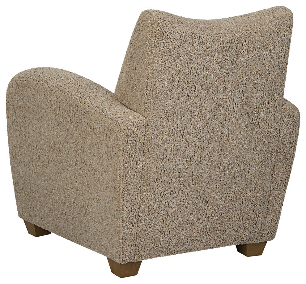 Uttermost 23694 Teddy Latte Accent Chair
